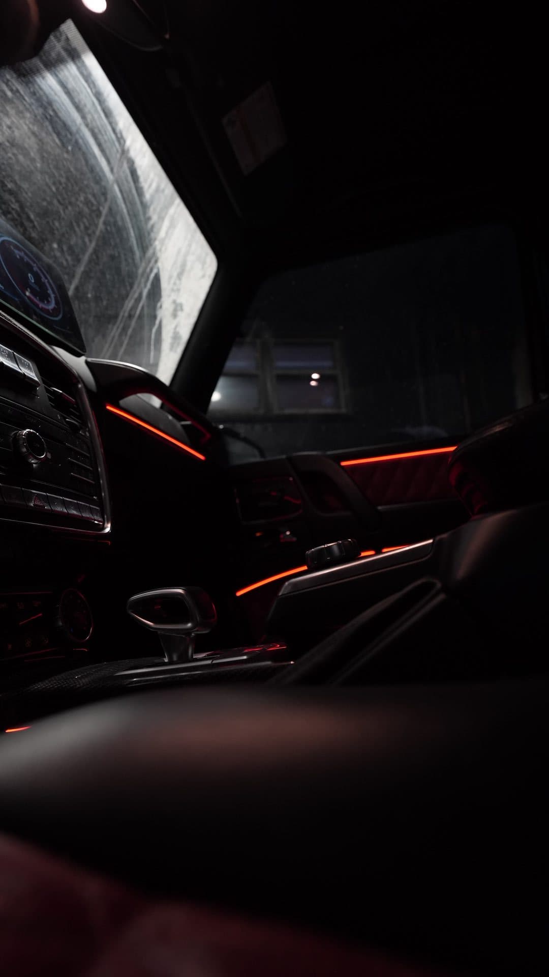 G-Wagon AMG — center console multi-strip view