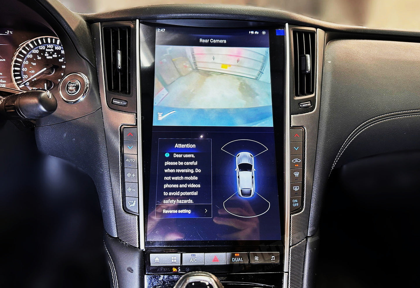 Infotainment Screen Installation